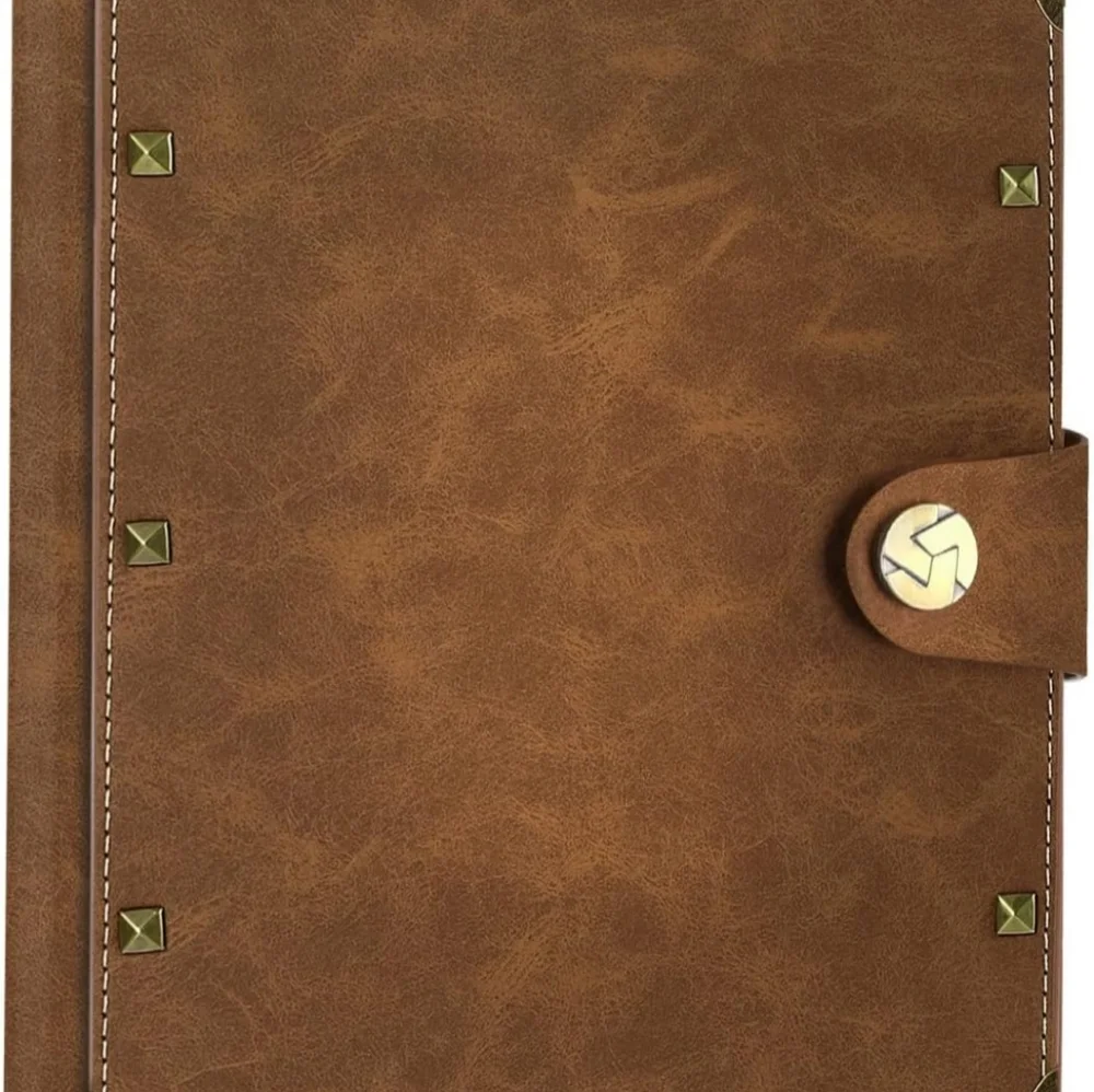 SEEHAN A5 Journal Vintage Binder Journal Notebook 200 Blank Pages PU Leather - Picture 7 of 7